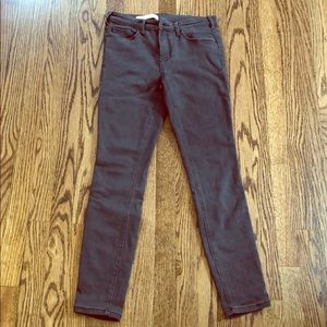 Anthropologie Pilcro Black Mid-Rise Skinny Jeans